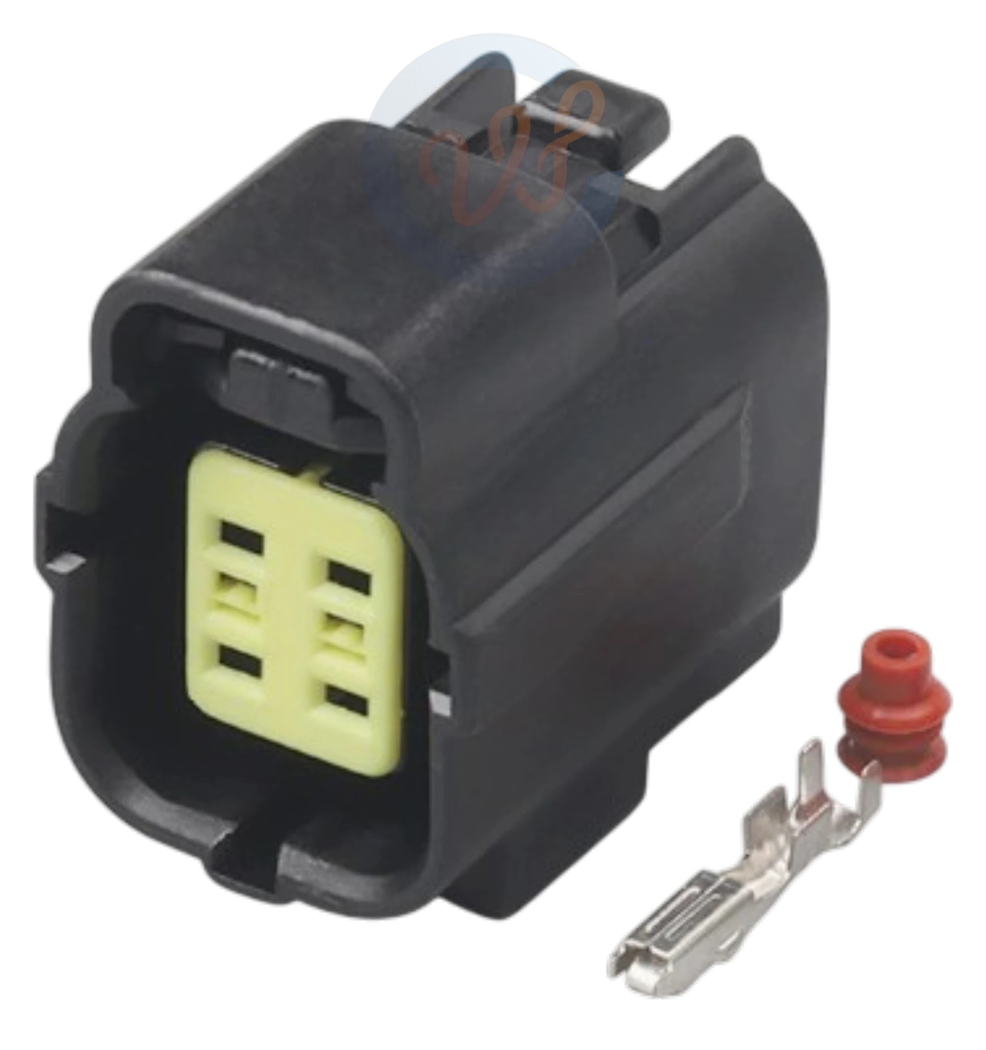 Giắc điện 4P - cảm biến nhiệt độ nước xe ô tô Hyundai, Kia, cảm biến oxy Nissan,Chevrolet