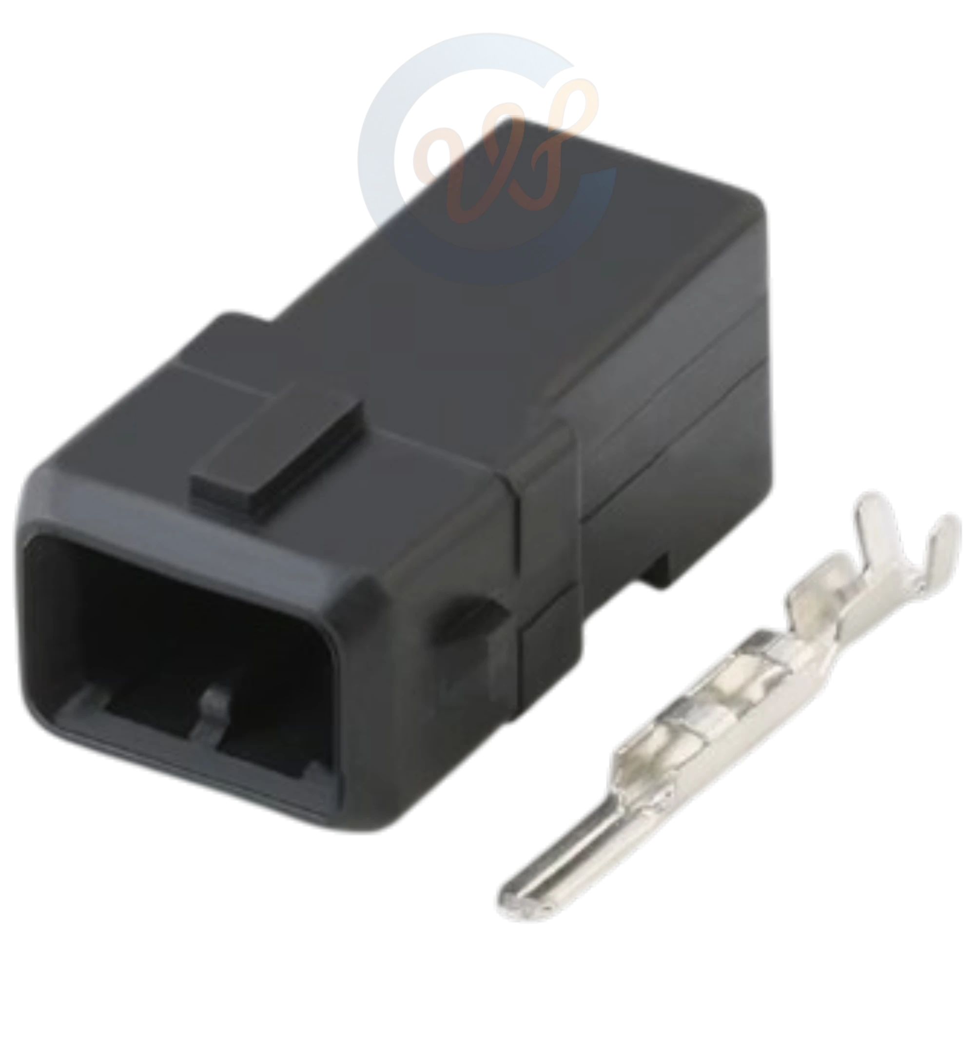 Giắc điện 2P - đèn,kim phun nhiên liệu xe tải, giắc van bơm thủy lực Doosan DX140